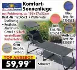 Norma Solax-Sunshine Komfort-Sonnenliege Angebot