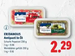 Lidl Eridanous Antipasti in Öl Angebot