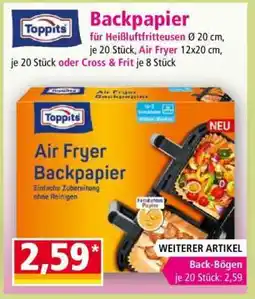Norma Toppits Backpapier Angebot