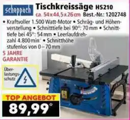 Norma Tischkreissäge hs210 Angebot