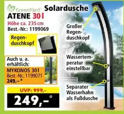 Norma GreenYard Solardusche ATENE 30 l Angebot