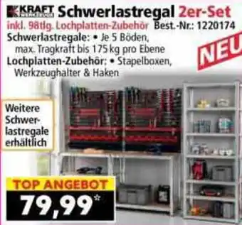 Kraft werkzeuge schwerlastregal