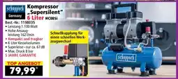 Norma Scheppach Kompressor „Supersilent“ 6 Liter HC08Si Angebot