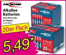 Norma Ansmann Alkaline Batterien Angebot