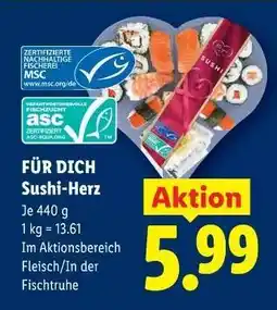 Lidl Sushi-Herz Angebot