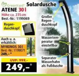 Norma Greenyard solardusche atene 301 Angebot