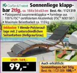Norma Sonnenliege klappbar Angebot