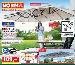 Norma Solax-Sunshine XXL-Oval-Sonnenschirm Angebot