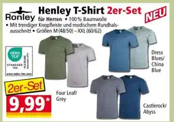 Norma Ronley Henley T-Shirt 2er-Set Angebot