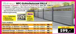 Norma WPC-Sichtschutzzaun VALLA Angebot