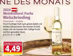 Norma Weinkellerei Fuchs Welschriesling Angebot