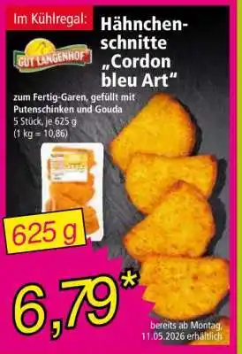 Norma Hähnchenschnitte „Cordon bleu Art“ Angebot