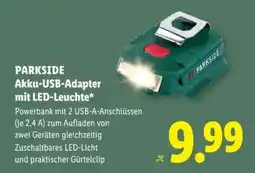Lidl PARKSIDE Akku-USB-Adapter mit LED-Leuchte Angebot