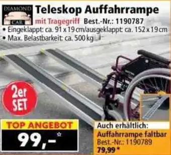 Diamond teleskop auffahrrampe car