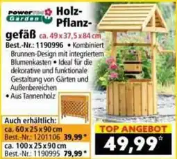 Norma Power garden holz pflanz gefäß Angebot