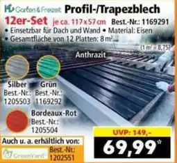 Norma Garten & freezet profil-trapezblech Angebot
