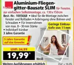 Norma Aluminium-fliegen- gitter-bausatz slim Angebot