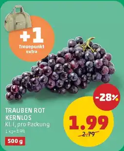 PENNY Trauben rot kernlos Angebot