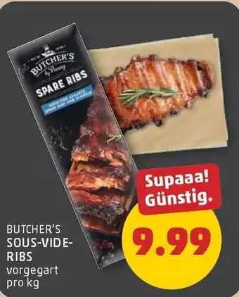 PENNY Butcher's sous-vide- ribs Angebot