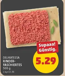 PENNY Delikatessa rinderfaschiertes Angebot