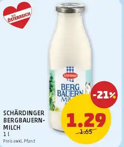 PENNY Schärdinger bergbauern- milch Angebot