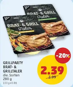 PENNY Grillparty brat- & grilltaler Angebot