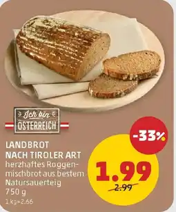 PENNY Landbrot nach tiroler art Angebot
