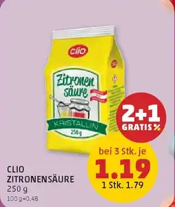 PENNY Clio zitronensäure Angebot