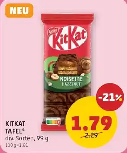 PENNY Kitkat tafel Angebot