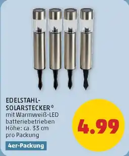 PENNY Edelstahl- solarstecker Angebot