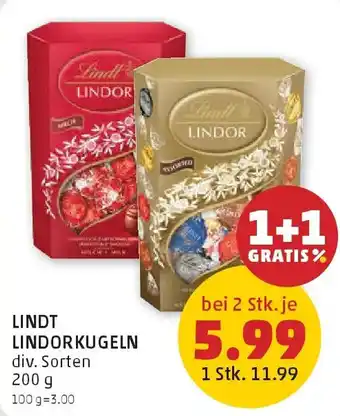 PENNY Lindt lindorkugeln Angebot