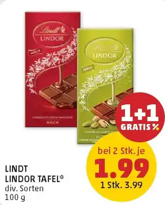 PENNY Lindt lindor tafel Angebot