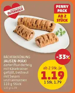PENNY Bäckerkrönung jausen-maxi Angebot
