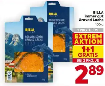 Billa Billa immer gut graved lachs Angebot