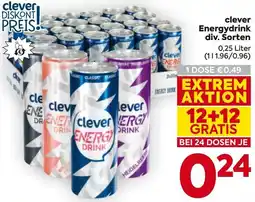 Billa Clever energydrink Angebot