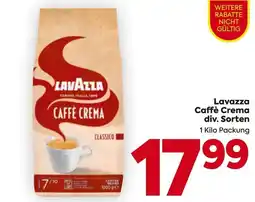 Billa Lavazza Caffè Crema Angebot