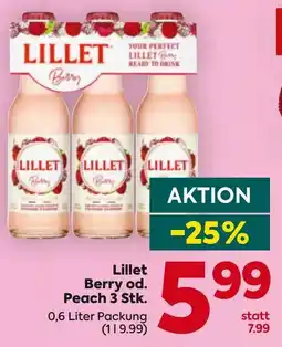 Billa Lillet Berry od. Peach Angebot