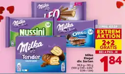 Billa Milka Riegel Angebot