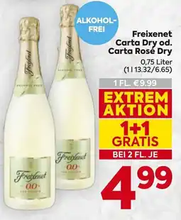 Billa Freixenet Carta Dry od. Carta Rosé Dry Angebot