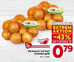 Billa Da komm ich her! zwiebel gelb Angebot