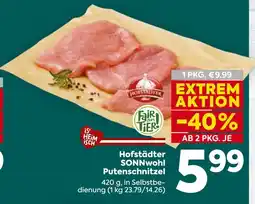 Billa Hofstädter sonnwohl putenschnitzel Angebot