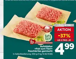 Billa Hofstädter fair zum tier! faschiertes gemischt Angebot