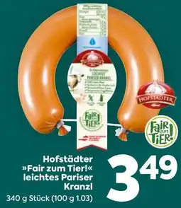 Billa Hofstädter fair zum tier! leichtes pariser kranzl Angebot