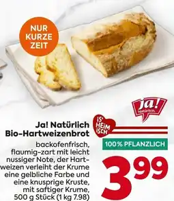 Billa Ja! natürlich heim bio-hartweizenbrot Angebot