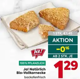 Billa Ja! natürlich bio-vollkornecke Angebot