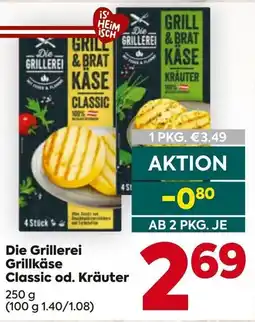 Billa Die grillerei grillkäse classic od. kräuter Angebot