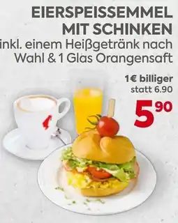 Billa Eierspeissemmel mit schinken Angebot