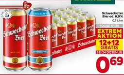 Billa Schwechater bier od. 0,0% Angebot
