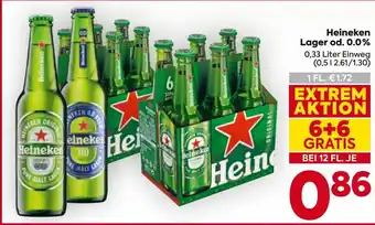 Heineken lager od. 0.0%