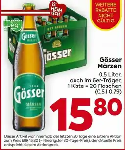 Billa Gösser Märzen Angebot